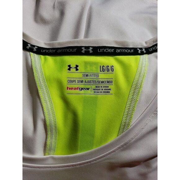 Under Armour Women's UA Semi-Fitted Running Top Workout Athletic  Large NWOT - Picture 7 of 7